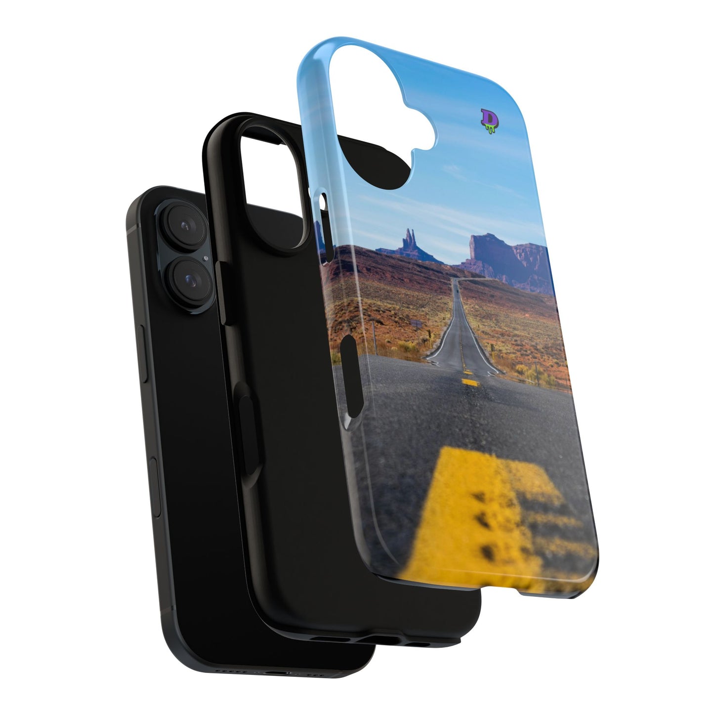 Funda para teléfono Desert Road: resistente y duradera para amantes de la aventura
